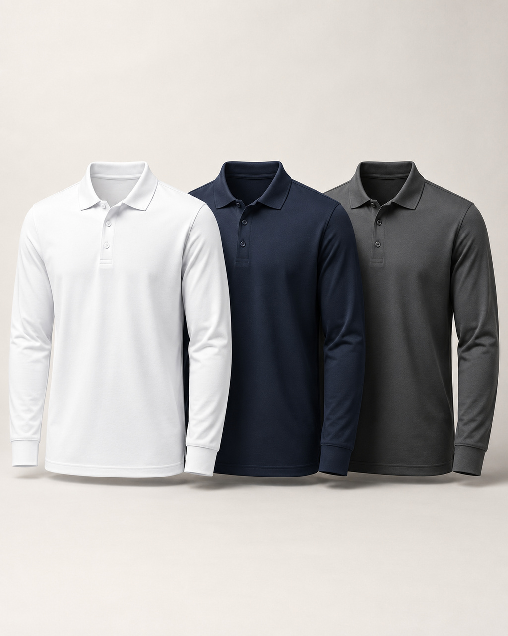 Long Sleeve Polo Shirt