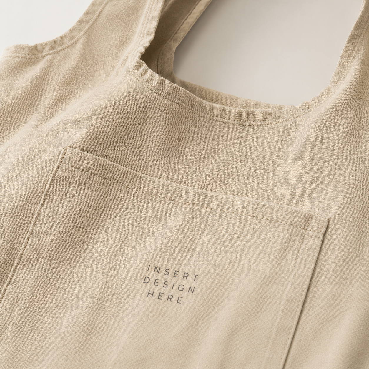 Cotton Hobo Bag with Front Packet