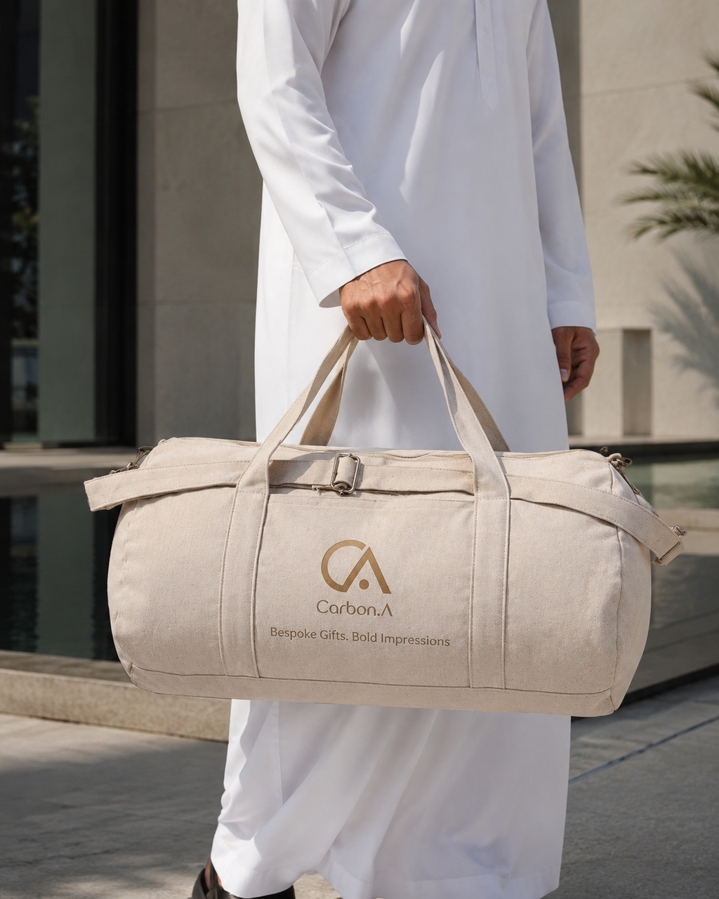 Recycled Cotton Duffle Bags