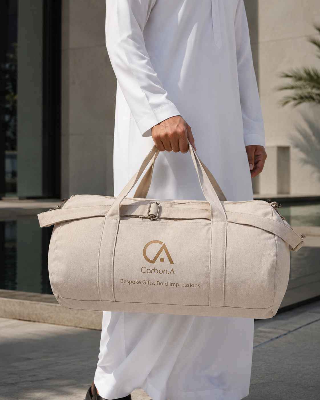 Recycled Cotton Duffle Bags
